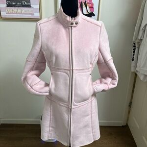 Like new size Med bebe Light Pink Teddy Jacket